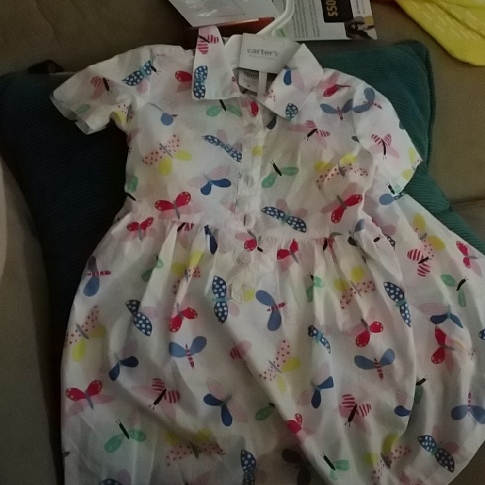 Spring butterfly dress